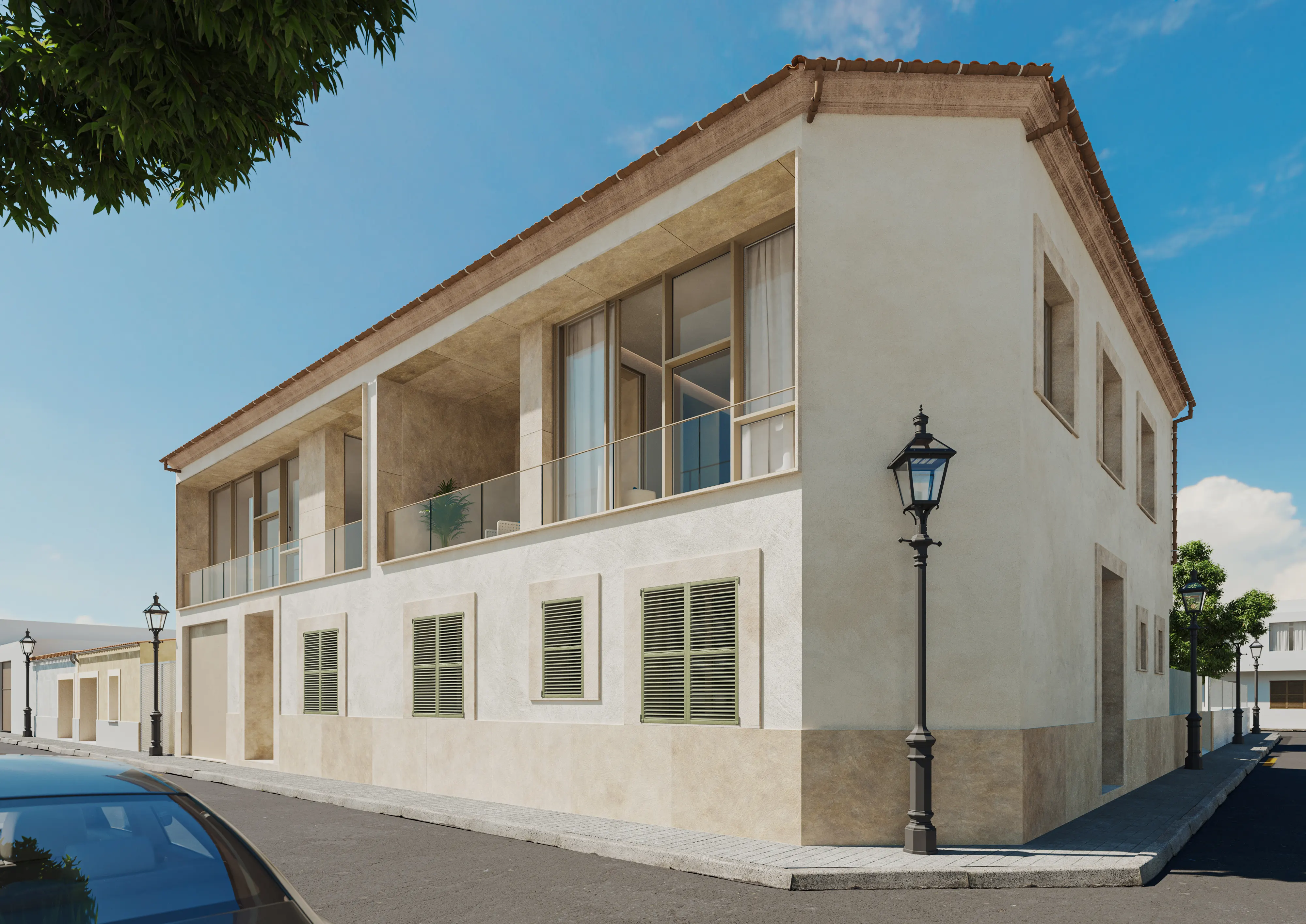 modern townhouse southeast mallorca with elevator