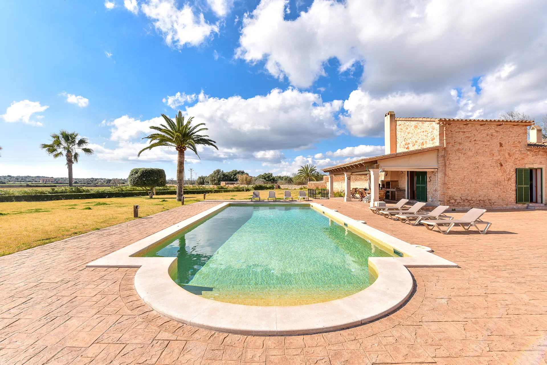 Finca in Santanyi mit ETV, Pool und Garten.